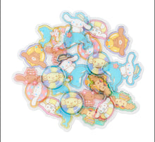 Load image into Gallery viewer, Sanrio Flake Stickers in T-Shirt