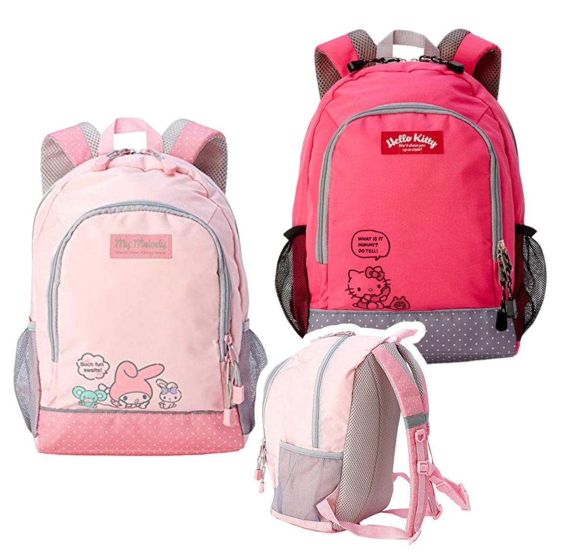 NWT. Sanrio Hello Kitty and Mimmy Backpack