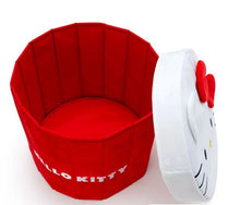 Load image into Gallery viewer, Sanrio Characters Round Face Storage Box : My Melody, Kuromi