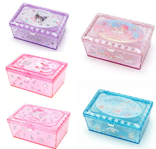 Load image into Gallery viewer, Sanrio Characters Shimmery Clear Accessory Case