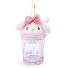 Load image into Gallery viewer, Summer Cup style Zipped Pouch with chain (Hello Kitty, Kuromi, My Melody, Cinnamoroll)
