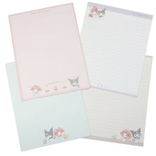 Load image into Gallery viewer, Sanrio My Melody and Kuromi Letter Set (2021)