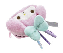Load image into Gallery viewer, Kuromi / My Melody Reversible Plush Pen Case (2021)
