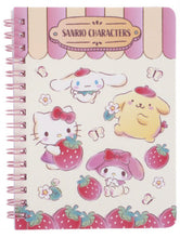 Load image into Gallery viewer, Sanrio Characters A6 Spiral Notebook (2022, 2021)