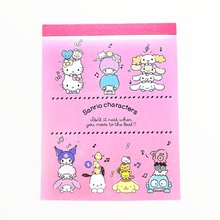 Load image into Gallery viewer, Sanrio Character Mini Memo Pad
