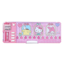 Load image into Gallery viewer, Sanrio Characters Sparkly Magic Pencil Case (with pencil sharpener)