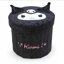 Load image into Gallery viewer, Sanrio Characters Round Face Storage Box : My Melody, Kuromi
