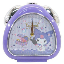 Load image into Gallery viewer, Sanrio Onigarni Shape Clock :  My Melody / Kuromi