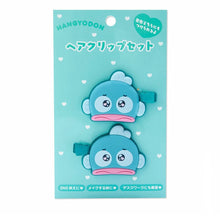 Load image into Gallery viewer, Sanrio Characters Heart Eyes Hair Clip Set (My Melody, Kuromi, Cinnamoroll, Hangyodon)