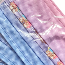 Load image into Gallery viewer, Little Twin Stars Ombré Disposable Masks (4-pack) Adult Small/Kids