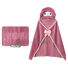 Load image into Gallery viewer, Kuromi / My Melody Blanket with Hoodie (New 2021 Aug)