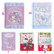 Load image into Gallery viewer, Sanrio Characters A6 Spiral Notebook (2022, 2021)