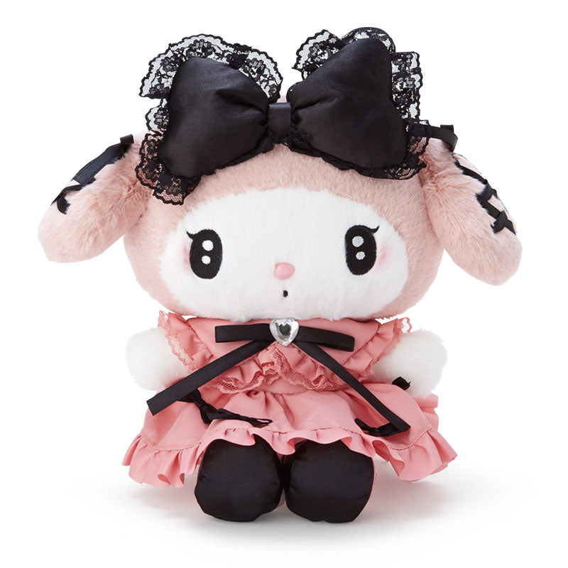 Kuromi Plush Toy, Midnight Melochrome DX Doll, 6 Inches, Eikoh