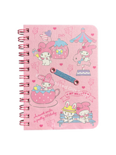 Load image into Gallery viewer, Sanrio Character B7 Spiral Notebook with Pen Holder (Passport size)