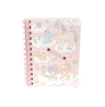 Load image into Gallery viewer, Sanrio Character B7 Spiral Notebook with Pen Holder (Passport size)