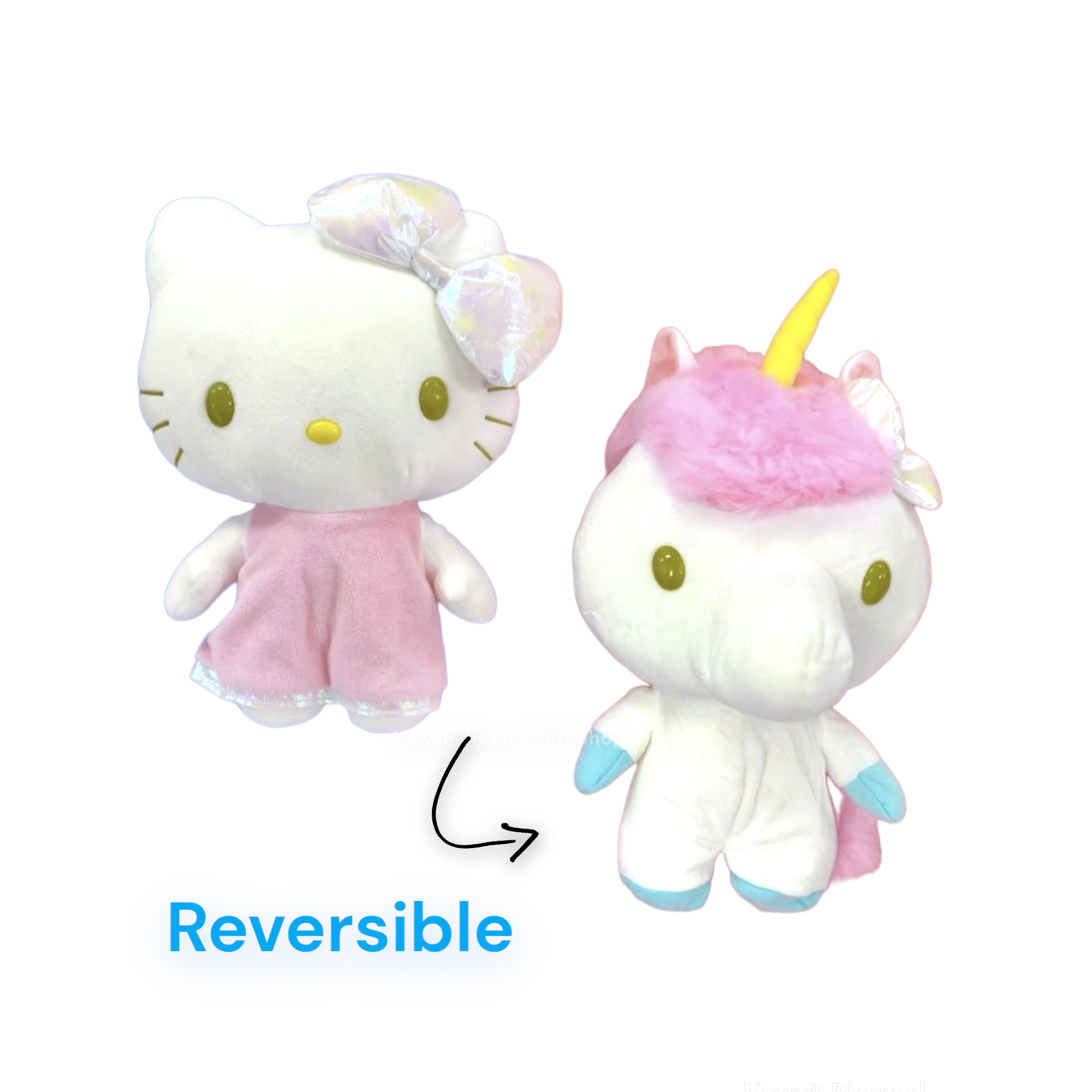 Sanrio Hello Kitty Unicorn Reversible 12
