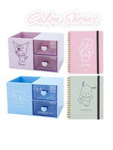 Load image into Gallery viewer, Sanrio Spiral Notebook / Pen Stand Chest (Calm Series)