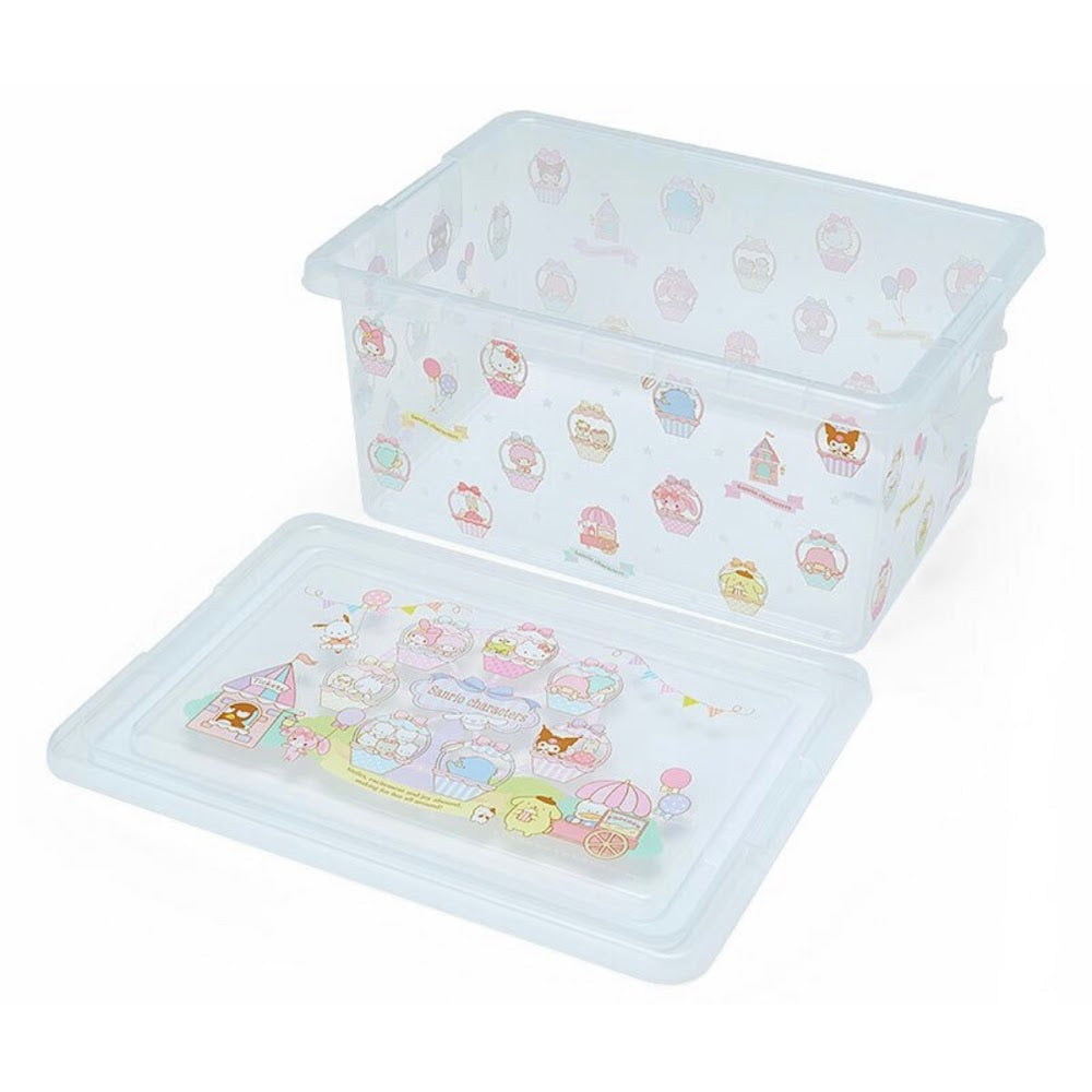 Sanrio Characters Storage Box with Lid Sanrio Japan (1) 