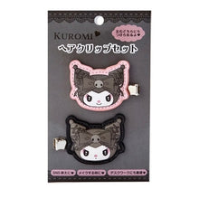 Load image into Gallery viewer, Kuromi / My Melody Clips / Headband (Midnight melochro)