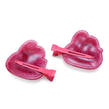 Load image into Gallery viewer, Sanrio Characters Heart Eyes Hair Clip Set (My Melody, Kuromi, Cinnamoroll, Hangyodon)