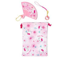 Load image into Gallery viewer, Sanrio Characters Japanese Fan Mirror Set (Hello Kitty, Cinnamoroll)