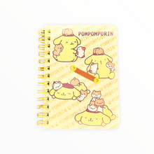 Load image into Gallery viewer, Sanrio Character B7 Spiral Notebook with Pen Holder (Passport size)