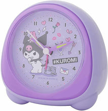 Load image into Gallery viewer, Sanrio Onigarni Shape Clock :  My Melody / Kuromi