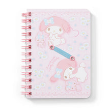 Load image into Gallery viewer, Sanrio Character B7 Spiral Notebook with Pen Holder (Passport size)