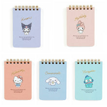 Load image into Gallery viewer, Sanrio Spiral Memo Pad (60 sheets)