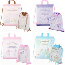 Load image into Gallery viewer, Sanrio Nap Sack Backpack/Tote Bag (Kuromi, My Melody, Sanrio Characters, Hangyodon)