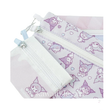 Load image into Gallery viewer, Kuromi Flat Pouch Set (Japan Exclusive)