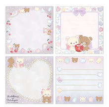Load image into Gallery viewer, Rilakkuma Memo Pad, Notebook, Mini Index Holder (Shining Jewel Cherry Series 2022)
