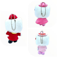 Load image into Gallery viewer, Hello Kitty Mascot Keychain (Hat collection)