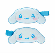 Load image into Gallery viewer, Sanrio Characters Heart Eyes Hair Clip Set (My Melody, Kuromi, Cinnamoroll, Hangyodon)