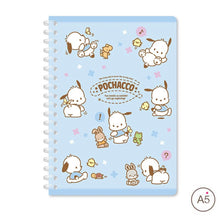Load image into Gallery viewer, Sanrio Character A5 Spiral Notebook