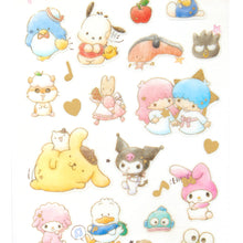Load image into Gallery viewer, Sanrio Character Fluffy Sticker Sheet