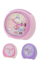 Load image into Gallery viewer, Sanrio Onigarni Shape Clock :  My Melody / Kuromi