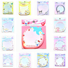 Load image into Gallery viewer, Sanrio Character Shaped Memo Pad