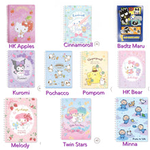 Load image into Gallery viewer, Sanrio Character A5 Spiral Notebook