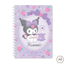 Load image into Gallery viewer, Sanrio Characters A6 Spiral Notebook (2022, 2021)