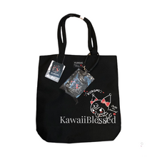 Load image into Gallery viewer, Sanrio Kuromi Tote with ID Badge Hol DD G