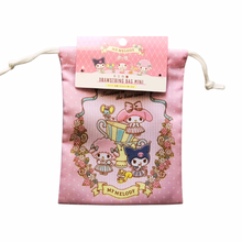 Load image into Gallery viewer, My Melody and Kuromi Mini Drawstring Bag