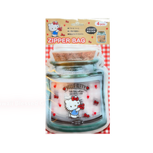 Load image into Gallery viewer, Sanrio Reusable Jar Shape Zipper Bags Set (Rare Find)