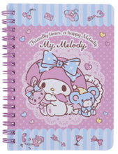 Load image into Gallery viewer, Sanrio Characters A6 Spiral Notebook (2022, 2021)