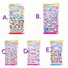 Load image into Gallery viewer, Sanrio Character Sparkly Sticker Sheet