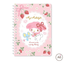 Load image into Gallery viewer, Sanrio Characters A6 Spiral Notebook (2022, 2021)