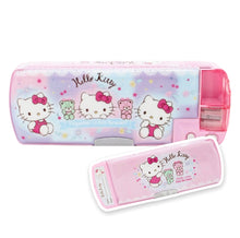 Load image into Gallery viewer, Sanrio Characters Sparkly Magic Pencil Case (with pencil sharpener)