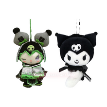 Load image into Gallery viewer, Sanrio Kuromi × Dolly Mix Mascot Plushie with Strap (2022)