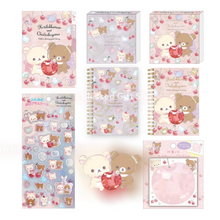 Load image into Gallery viewer, Rilakkuma Memo Pad, Notebook, Mini Index Holder (Shining Jewel Cherry Series 2022)