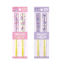 Load image into Gallery viewer, Sanrio Bamboo Chopsticks (Set of 2 Pairs)